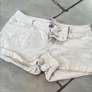 Women's White Shorts